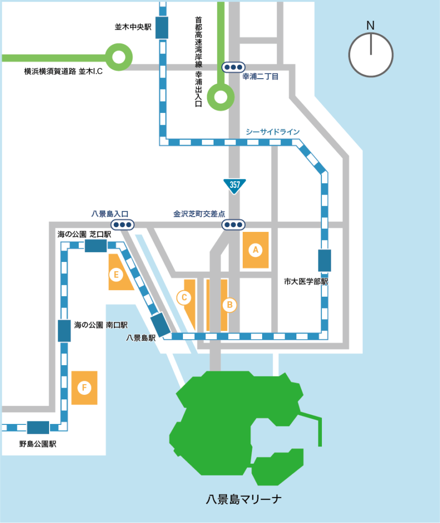 駐車場のアクセス情報